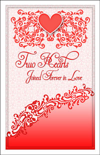 Wedding Program Cover Template 12F - Graphic 1
